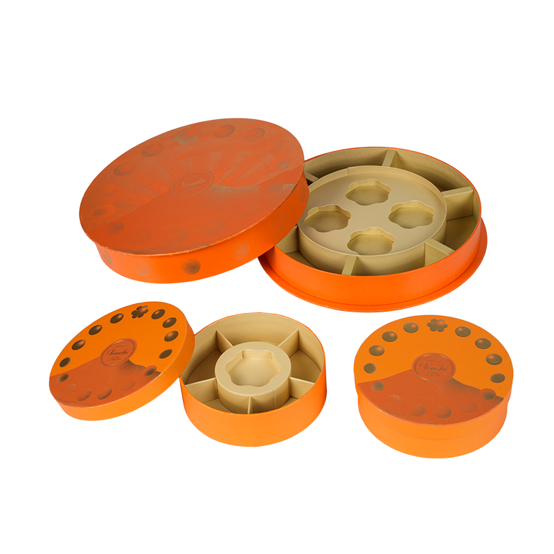 صندوق حلوى دائري صلب مقاوم للرطوبة