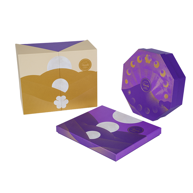 صندوق تغليف الشوكولاتة الصلب ذو البابين