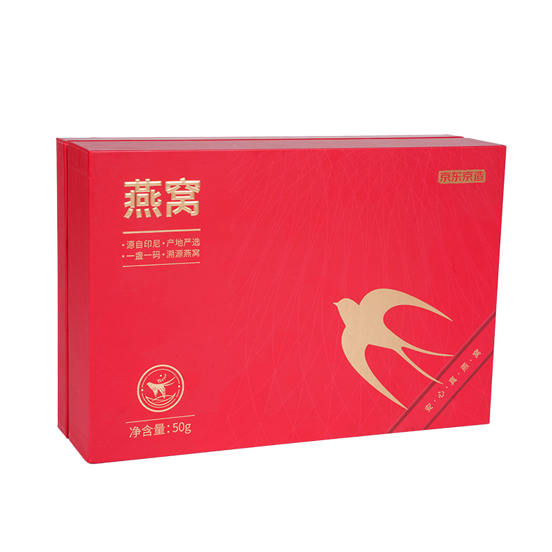 صندوق هدايا عش الطائر ذو الغطاء الصلب القابل للرفع