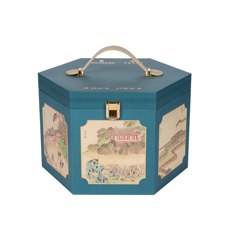 صندوق تغليف الكيك الصلب ذو البابين