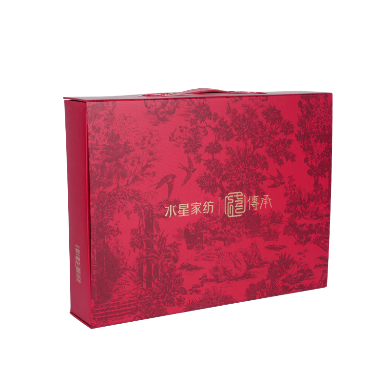 صناديق ورقية مغلفة على شكل كتاب مضادة للقاذورات ومقاومة للرطوبة لتغليف المنسوجات المنزلية