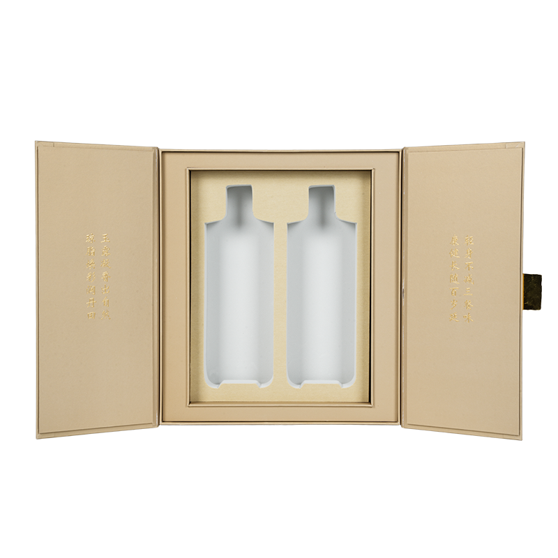 صندوق هدايا زيت صالح للأكل ذو بابين صلبين