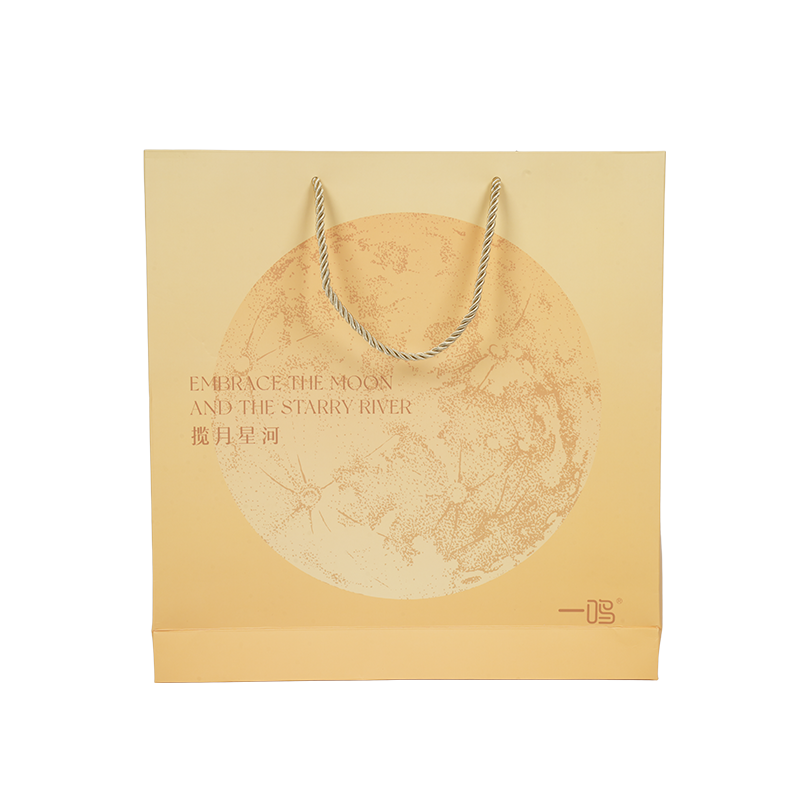 حقيبة حمل كعكة كرافت/كرتون أبيض بمقبض مقاوم للماء