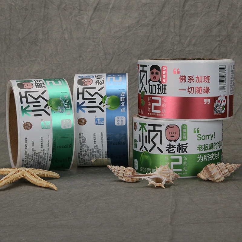 ملصق لاصق من الورق المطلي