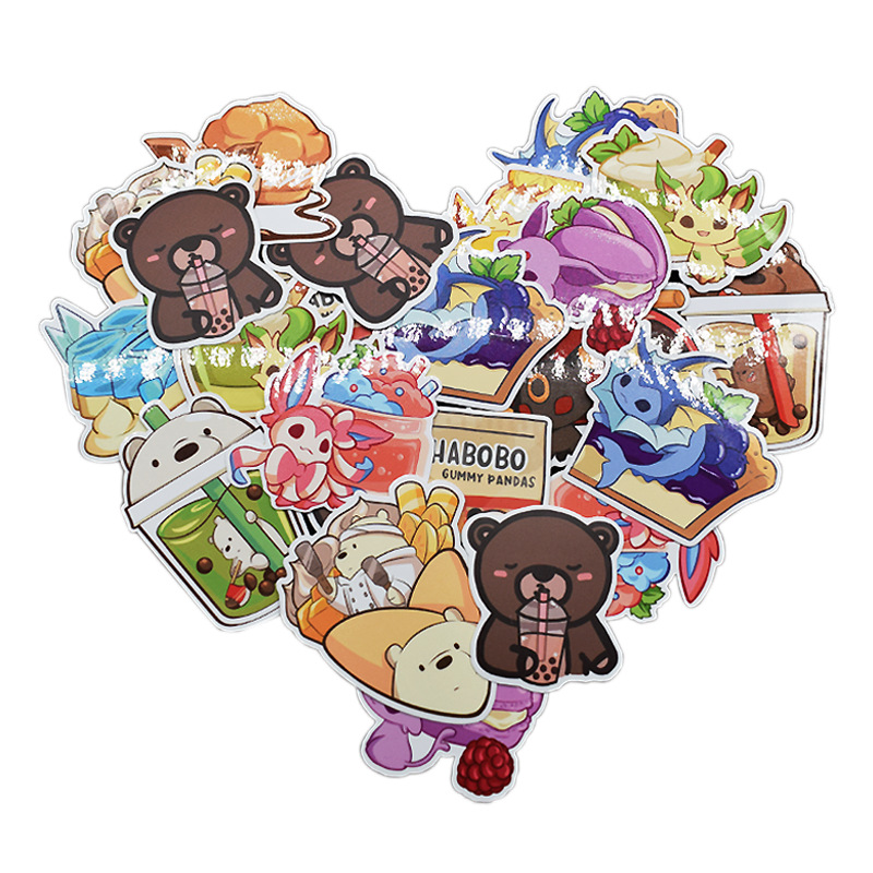 ملصق لاصق من الورق المطلي