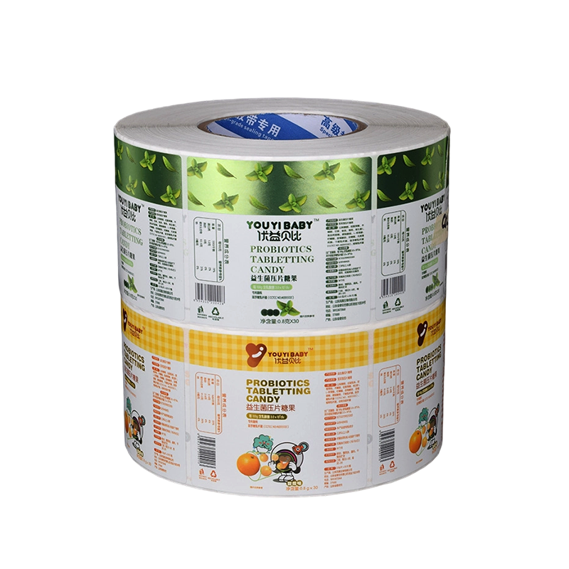 ملصق لاصق من الورق المطلي