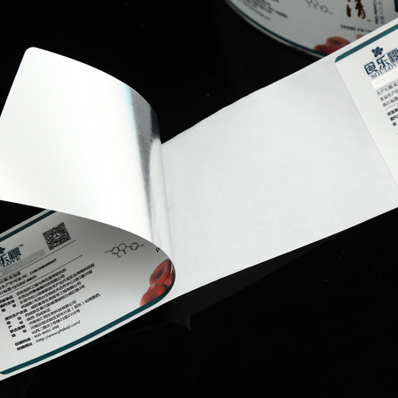 ملصقات ذاتية اللصق للمكملات الصحية